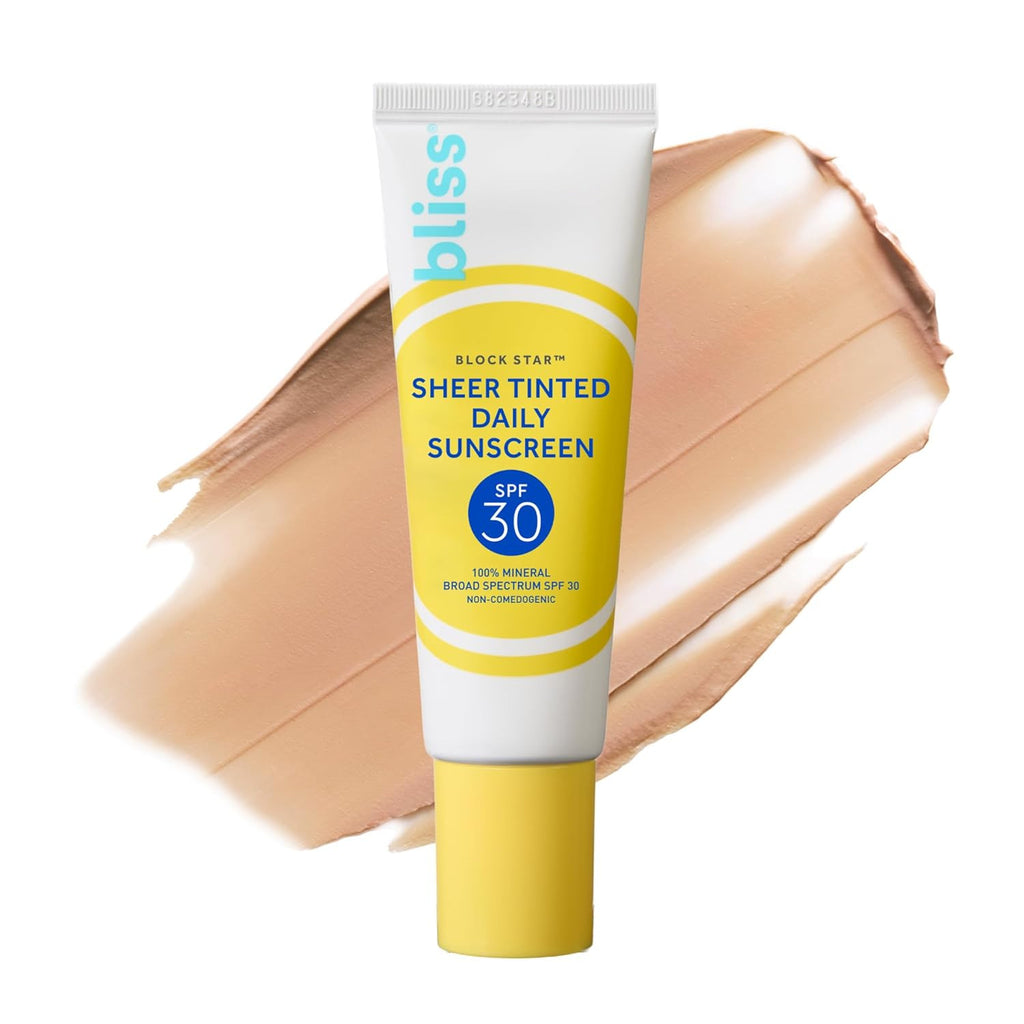 Mineral Sunscreen SPF 30 Tinted Face Sunscreen with Zinc Oxide - Daily UV Protection