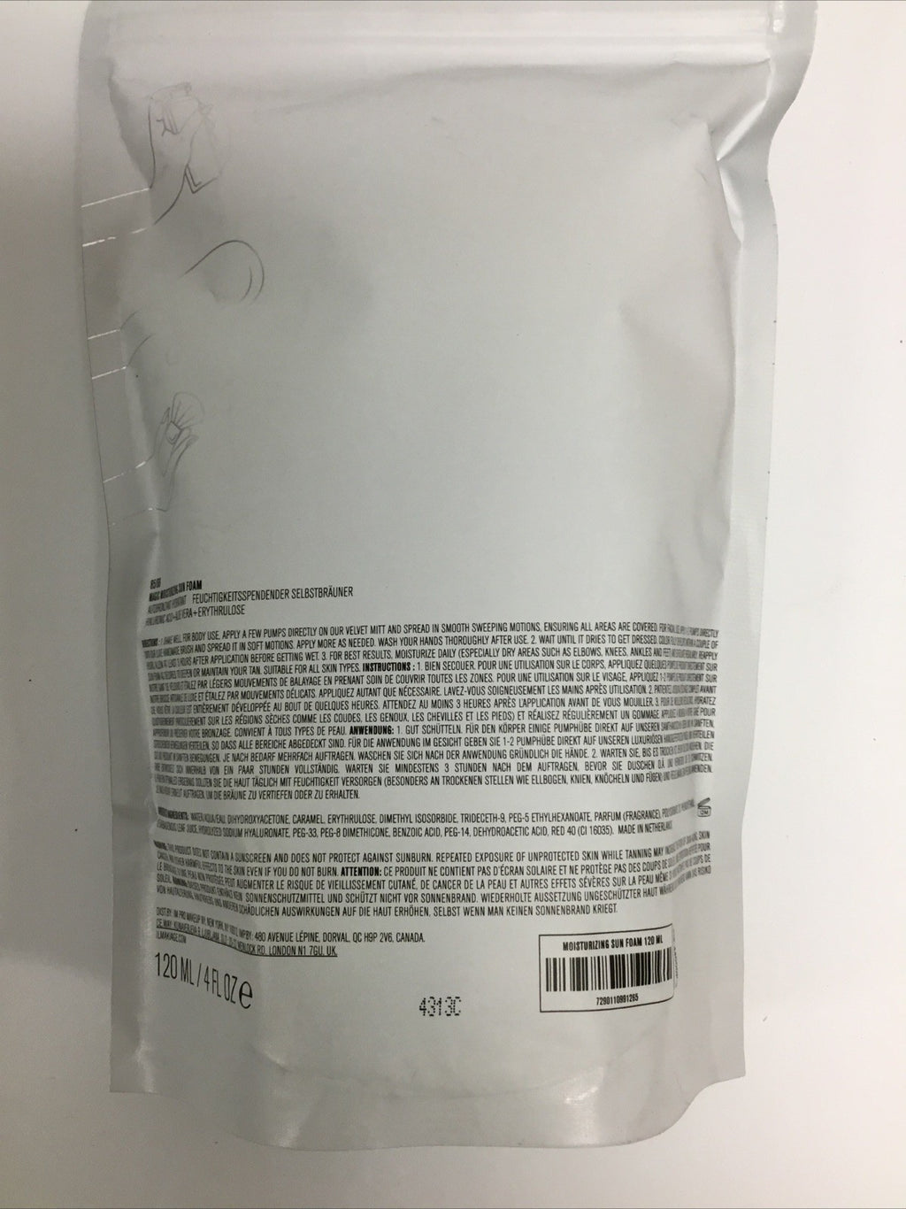 Moisturizing Sun Foam Face & Body SPF 85/66 120ml - New