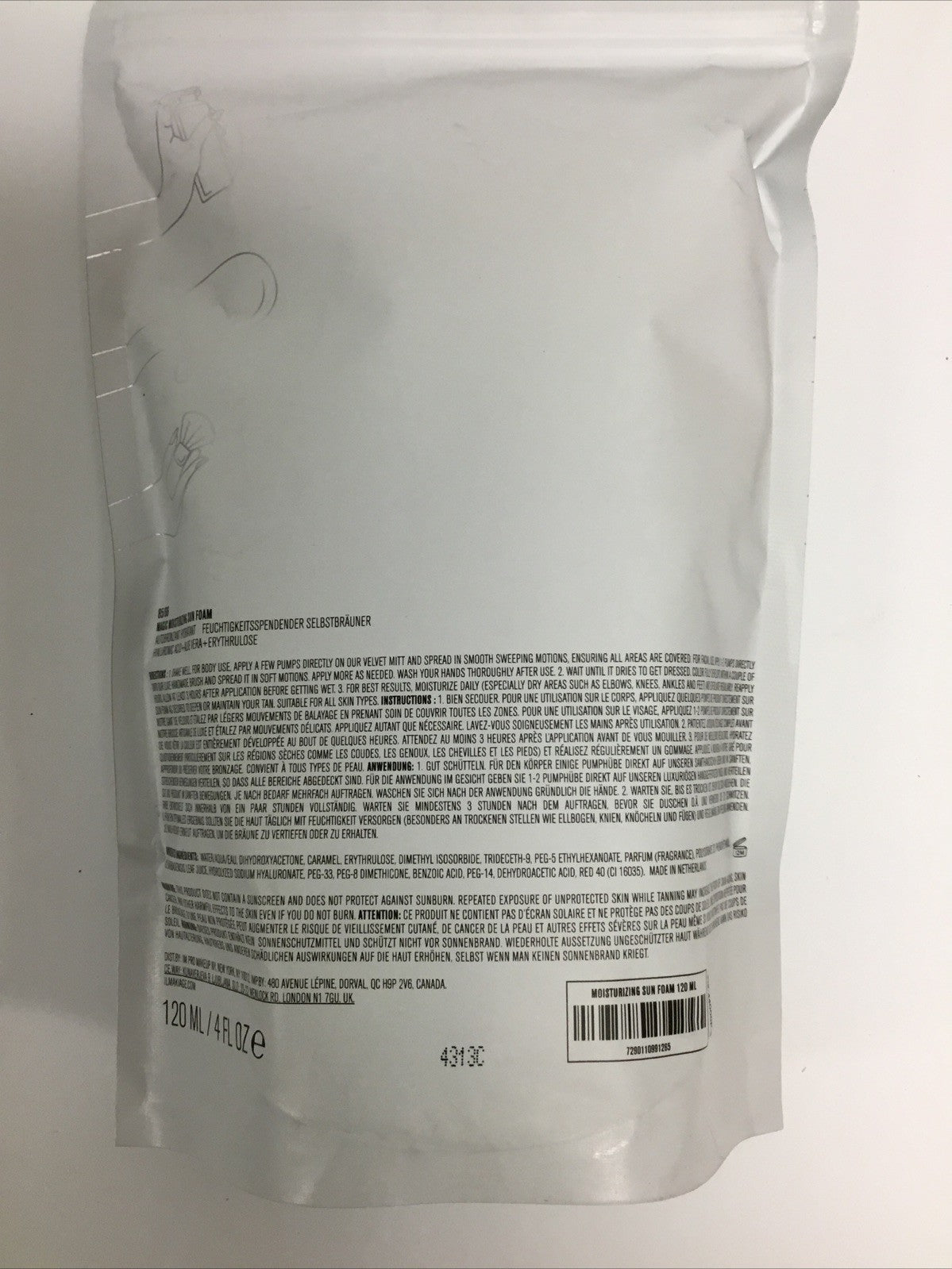 Moisturizing Sun Foam Face & Body SPF 85/66 120ml - New