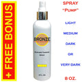 Self Tanner Spray with Mitt & Gloves - Natural Sunless Tan, 8 oz