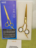 Professional Hair Cutting Scissors 6.5 Inch Barber Shears Gold