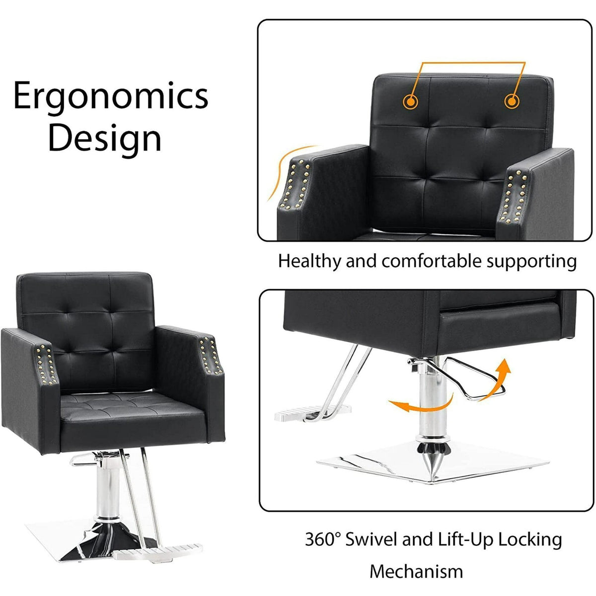 Hydraulic Barber Chair for Hairdressing Salon Spa Hair Stylist Equipment
