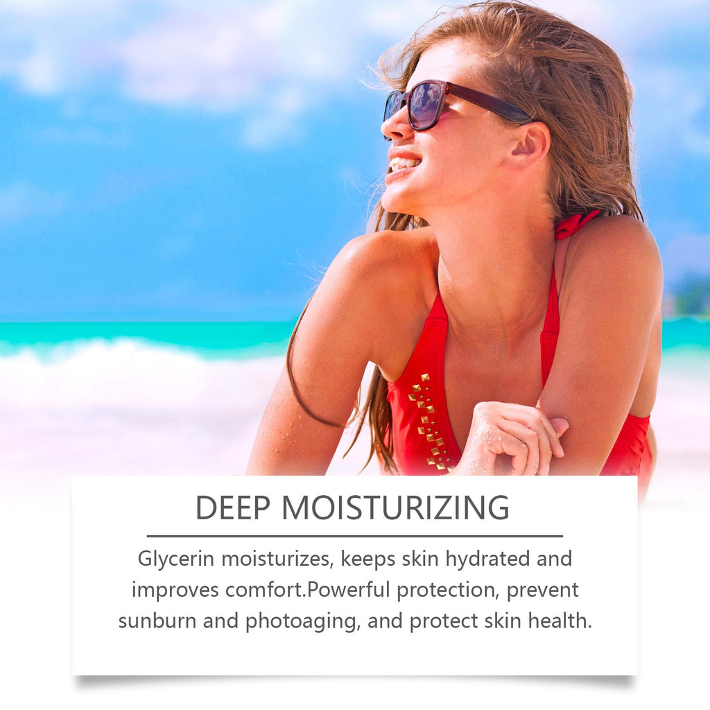 Mineral Face Sunscreen SPF 50 Oil Control Hydrating Sunblock for Skin Protection