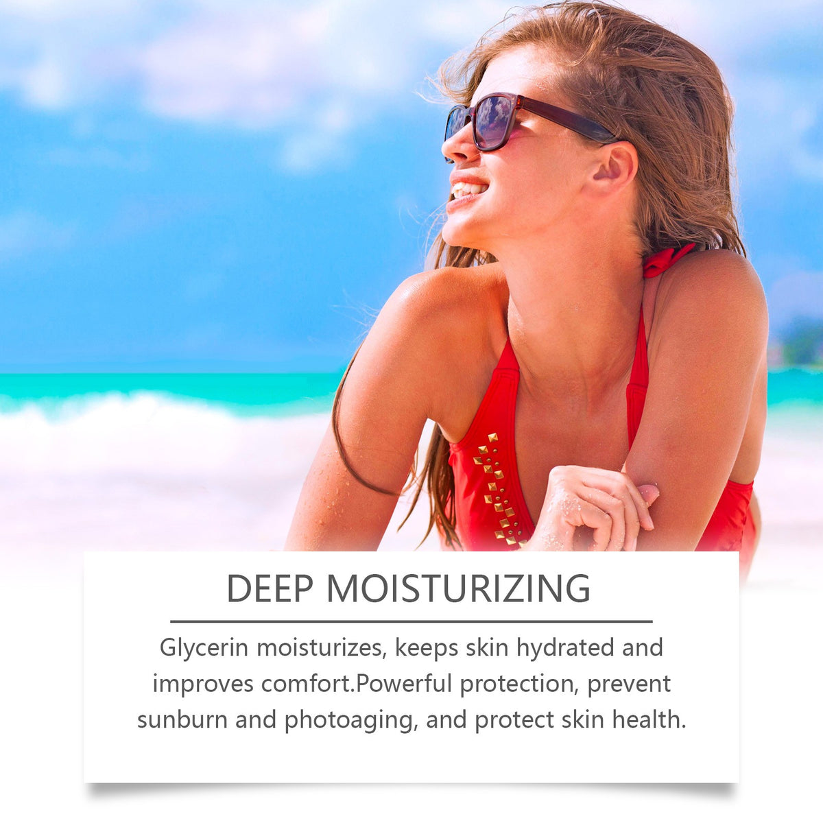 Mineral Face Sunscreen SPF 50 Oil Control Hydrating Sunblock for Skin Protection