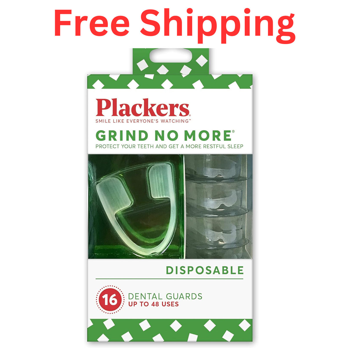 Disposable Night Guard for Teeth Grinding - 16 Pack, BPA Free, Ready to Wear