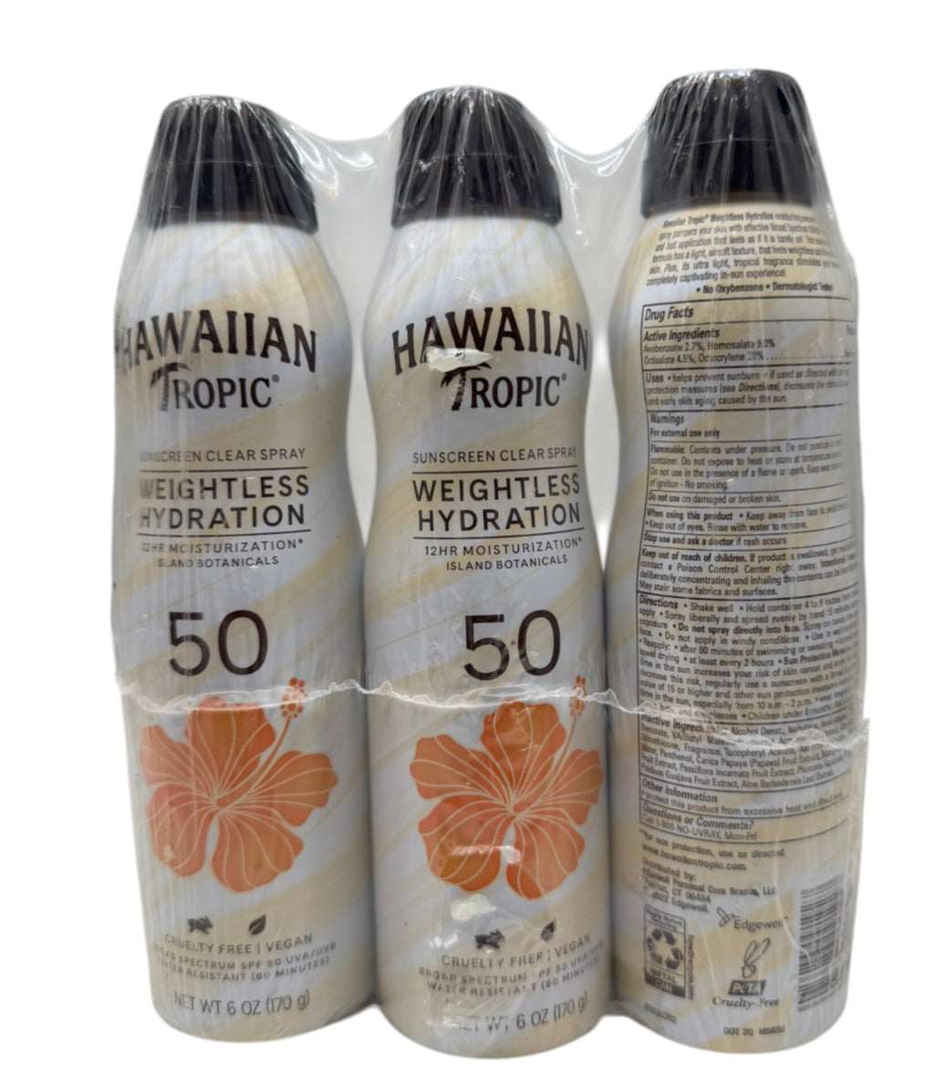 3-Pack SPF 70 Broad Spectrum Water-Resistant Sunscreen Spray