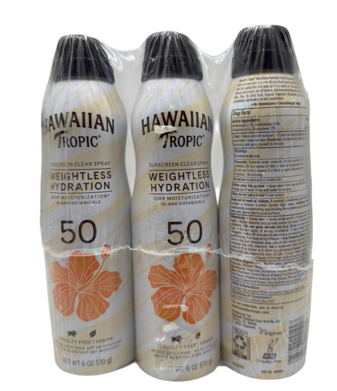 3-Pack SPF 70 Broad Spectrum Water-Resistant Sunscreen Spray