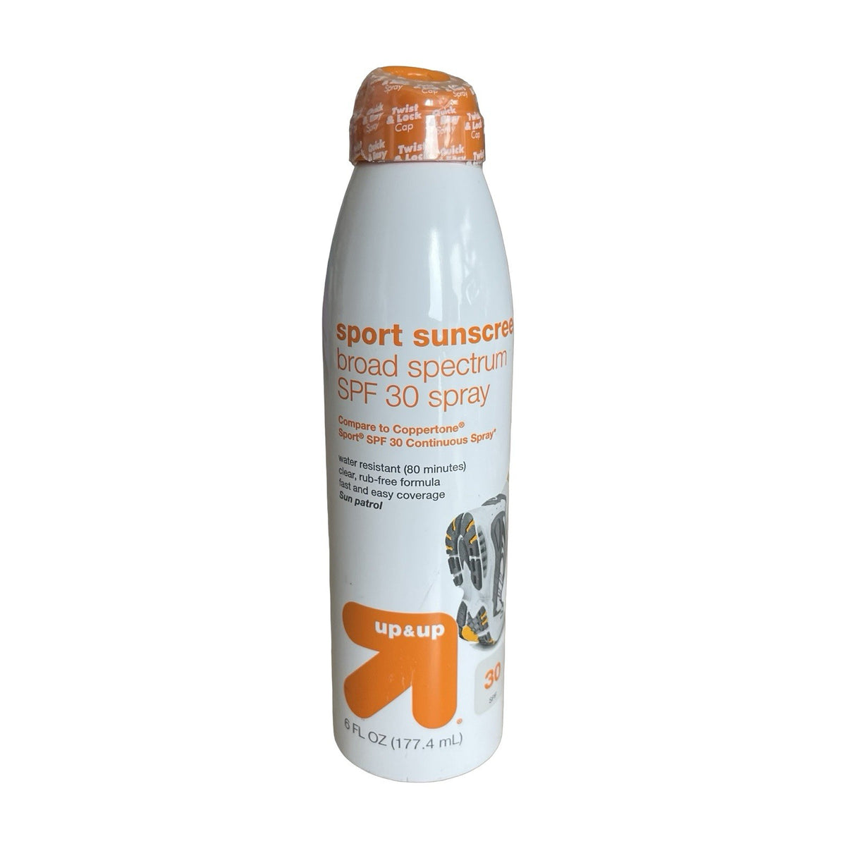 SPF 30 Sport Sunscreen Spray - Broad Spectrum 6 Fl Oz Sealed