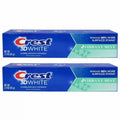 2-Pack Crest 3D White Fluoride Anticavity Whitening Toothpaste - Vibrant Mint 2.3 oz