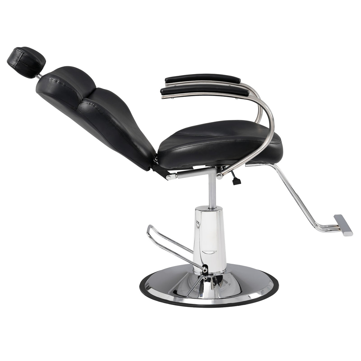 Hydraulic Reclining Barber Chair with Footrest for Salon Hair Styling Spa