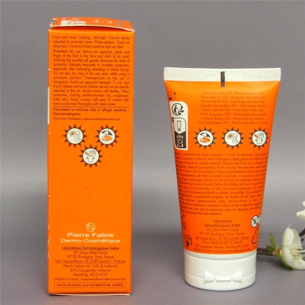 Avene Tinted SPF50+ Ultra-Light Sunscreen for Sensitive Skin 50ml