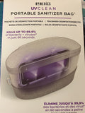 Portable UV-C Sanitizer Bag - Rechargeable Travel Disinfection Gray