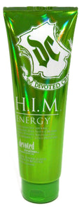 Devoted Creations HIM Energy Dark Natural Bronzer Tanning Lotion 8.5 fl oz - Fast Absorbing, Hydrating, Tattoo Fade Protection, Sensitive Skin