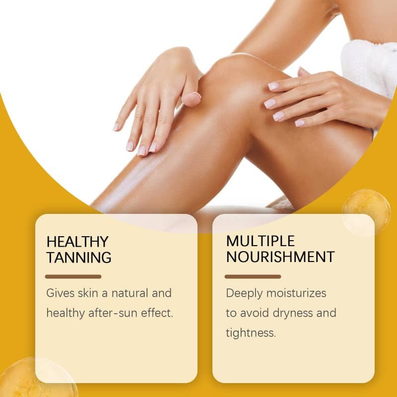 Deep Moisturizing Herbal Skin Tanning Lotion 100g for Face & Body