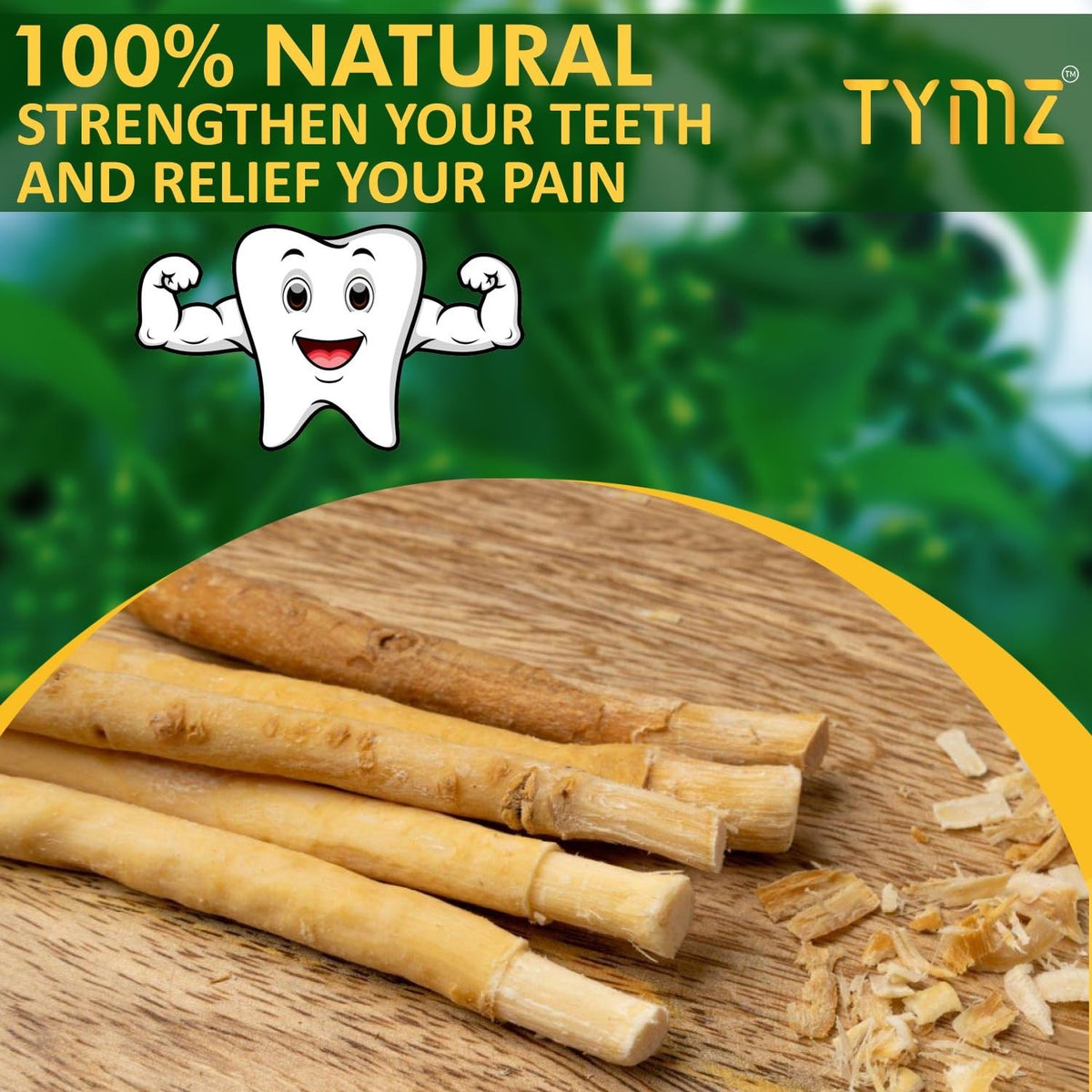 Natural Miswak Teeth Sticks Pack of 6 – Eco-Friendly Traditional Oral Care