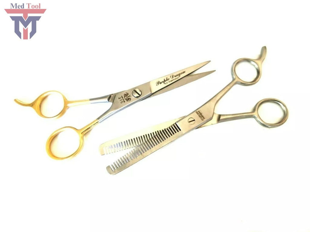 6-Inch Professional Hair Cutting Japanese Scissors Thinning Barber Shears Set Kit
