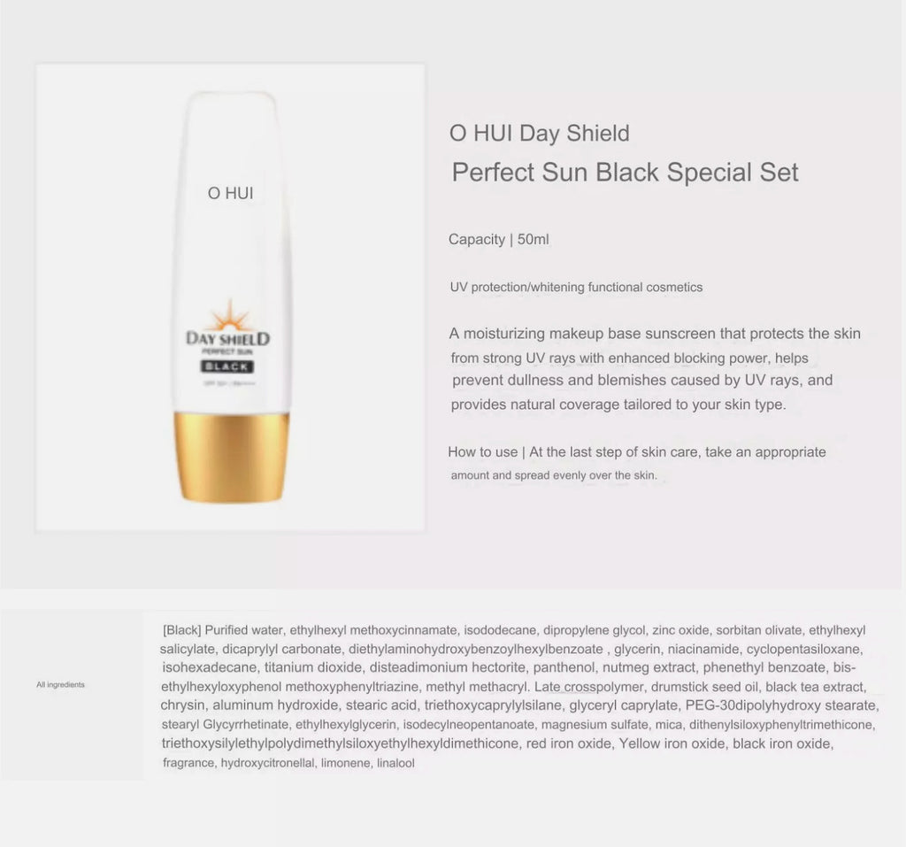 SPF50+ PA++++ Sun Protection Set - 4 Pcs UV Shield for Outdoor Skin