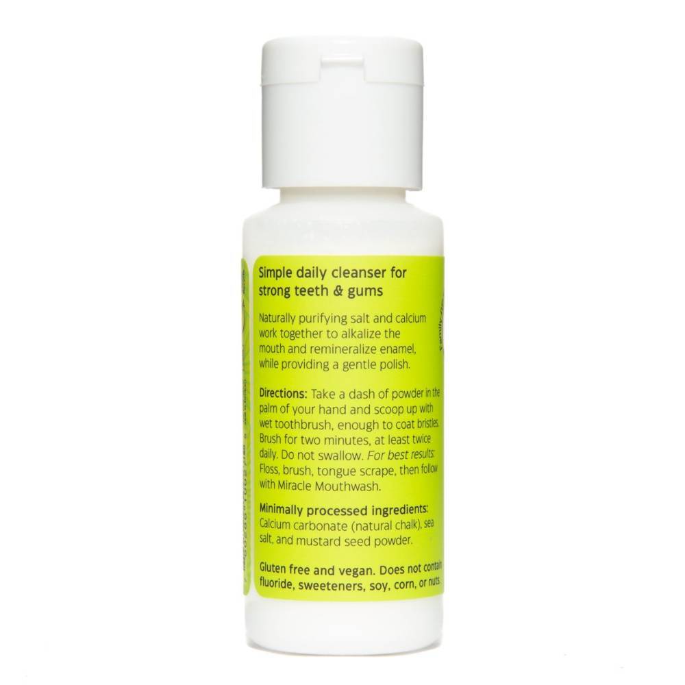 Unscented Remineralizing Tooth Powder - Natural Whitening & Oral Care, 2 oz