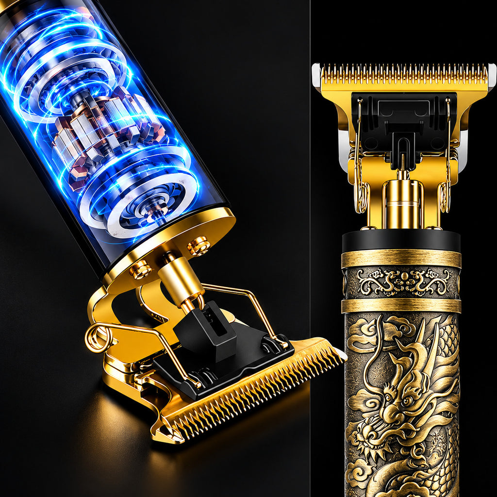 Cordless Men Hair Clippers Trimmer Shaver Set with Adjustable Lengths