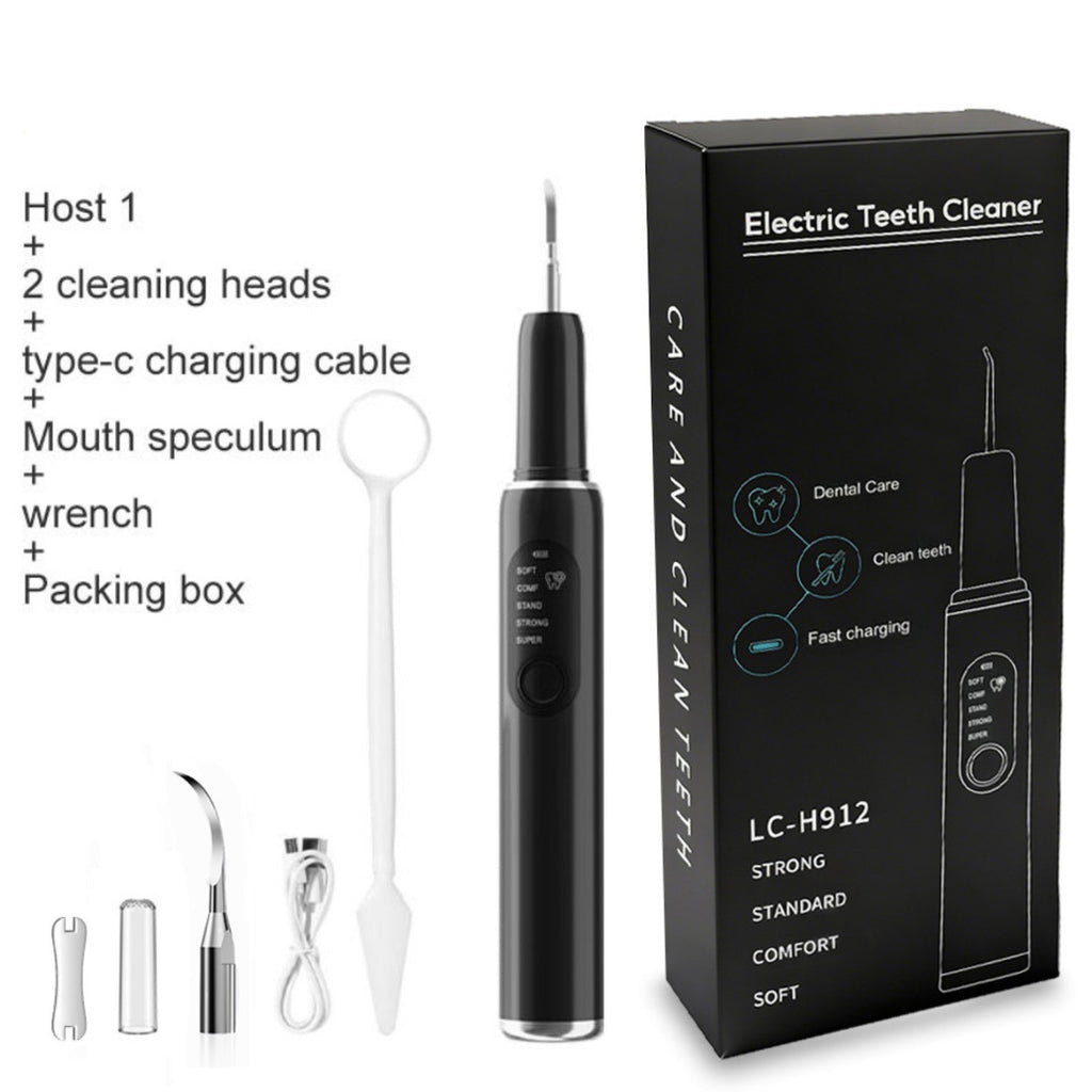 Ultrasonic Electric Tooth Cleaner Tartar & Plaque Remover Dental Scaler Kit