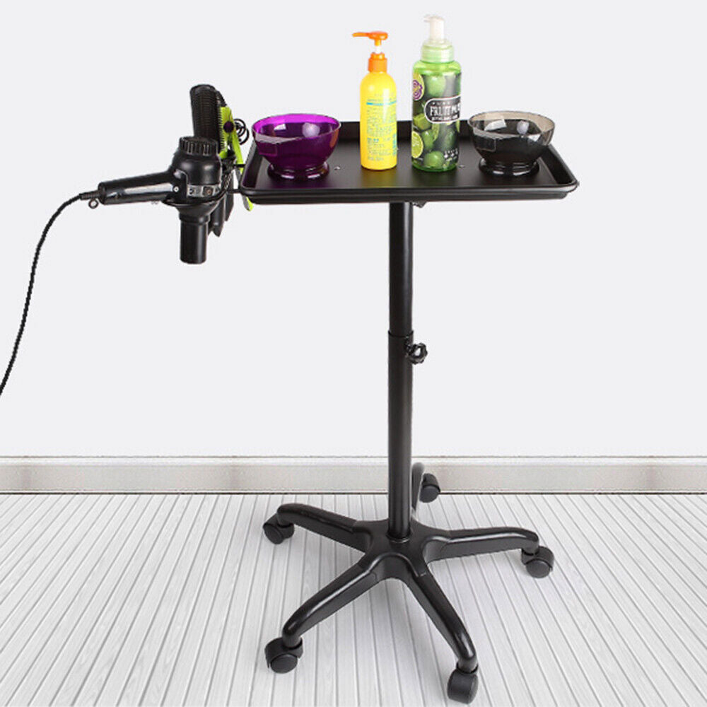 Hairdressing Salon Trolley Cart with Adjustable Height and Large Tray
