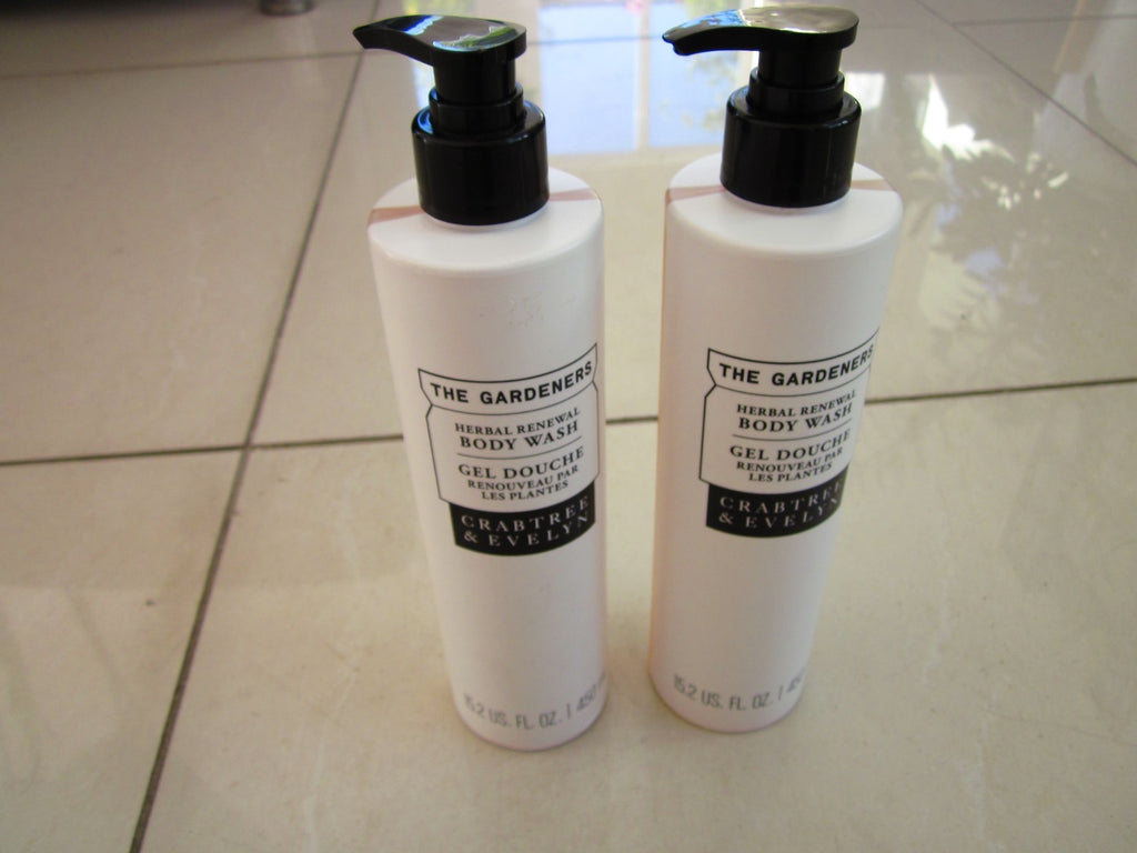 Herbal Body Wash Set - 2 Bottles 15.2 Oz Gardener's Scent