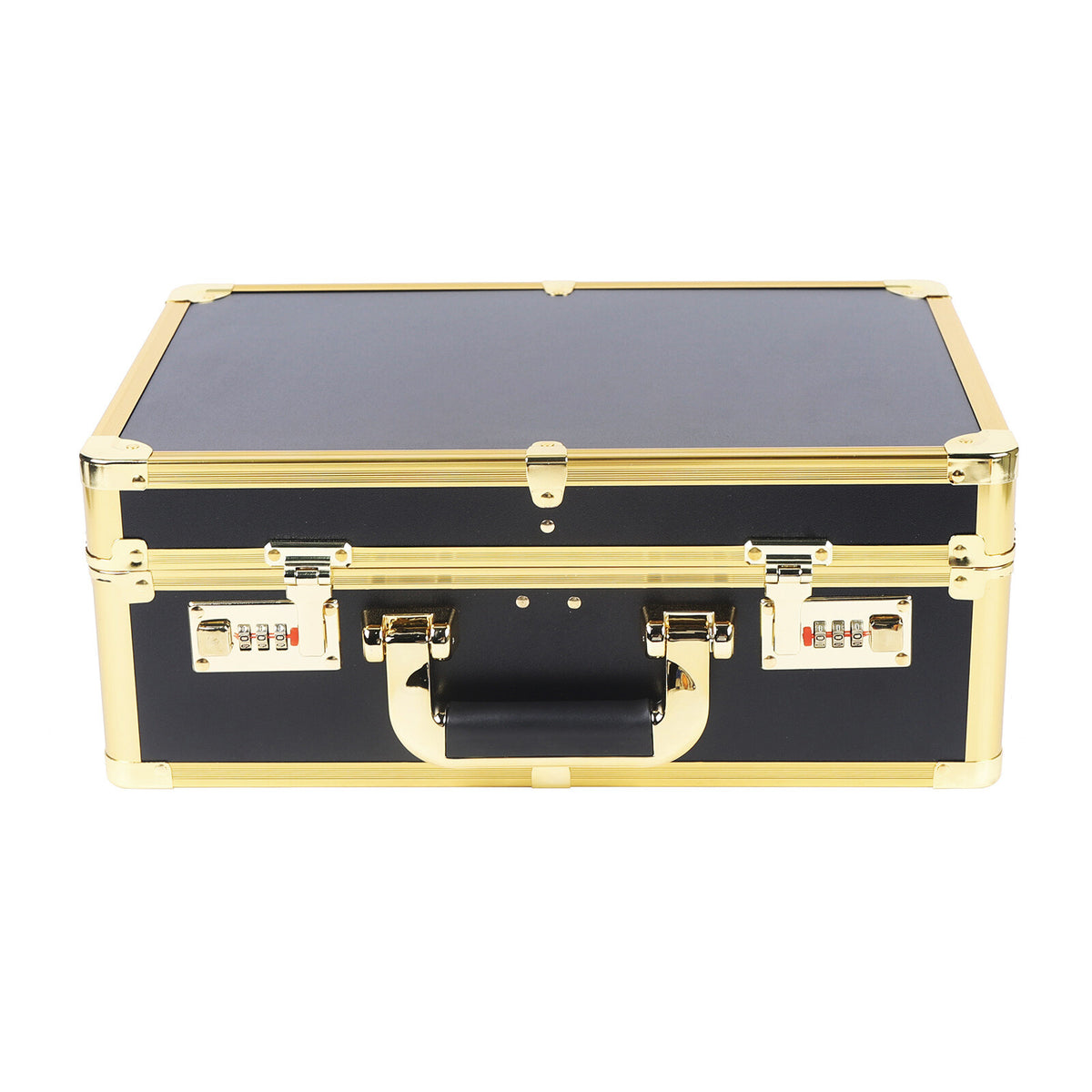 Portable Barber Tool Organizer Case with Locking Compartments for Travel and Salon Use