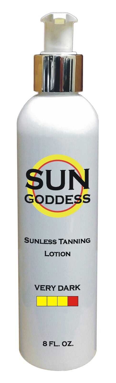 Dark Sunless Tanning Lotion with Mitt & Gloves - 8 oz Self Tanner