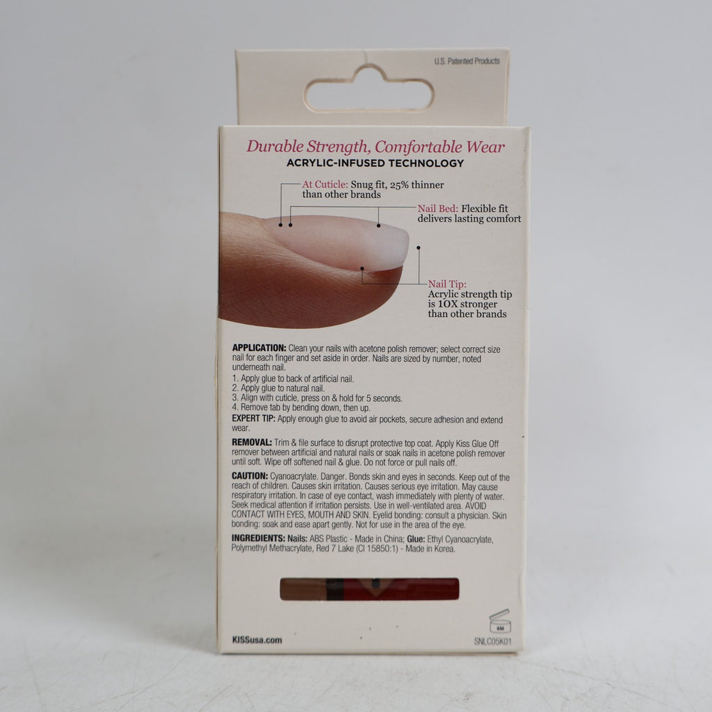Acrylic Nail Kit Long Length - Salon-Quality False Nails KSAN05
