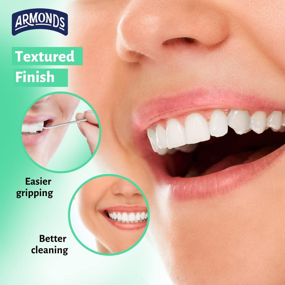 Disposable Dental Picks for Teeth Cleaning - Minty Fresh Plastic 6 Pack