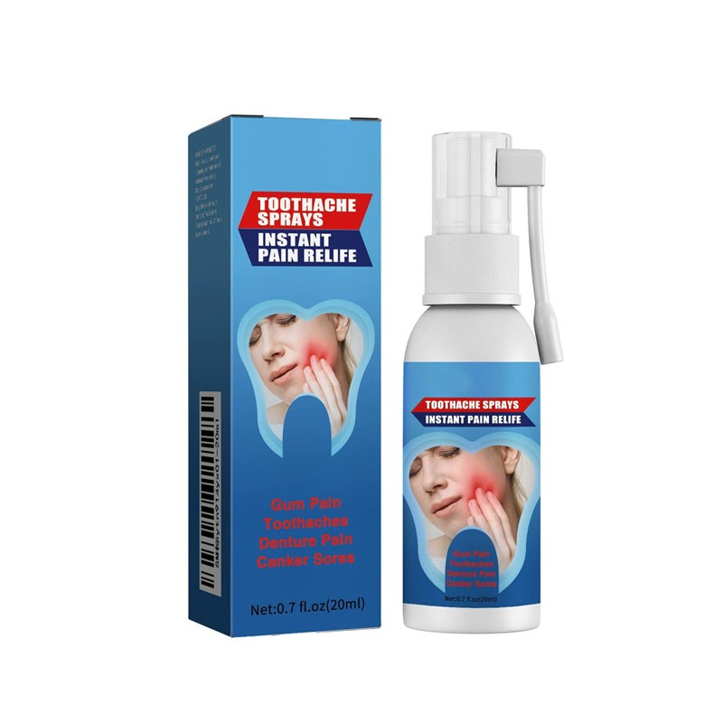 Herbal Toothache Spray for Instant Pain Relief & Oral Care - Sensitive Gums & Teeth Protection