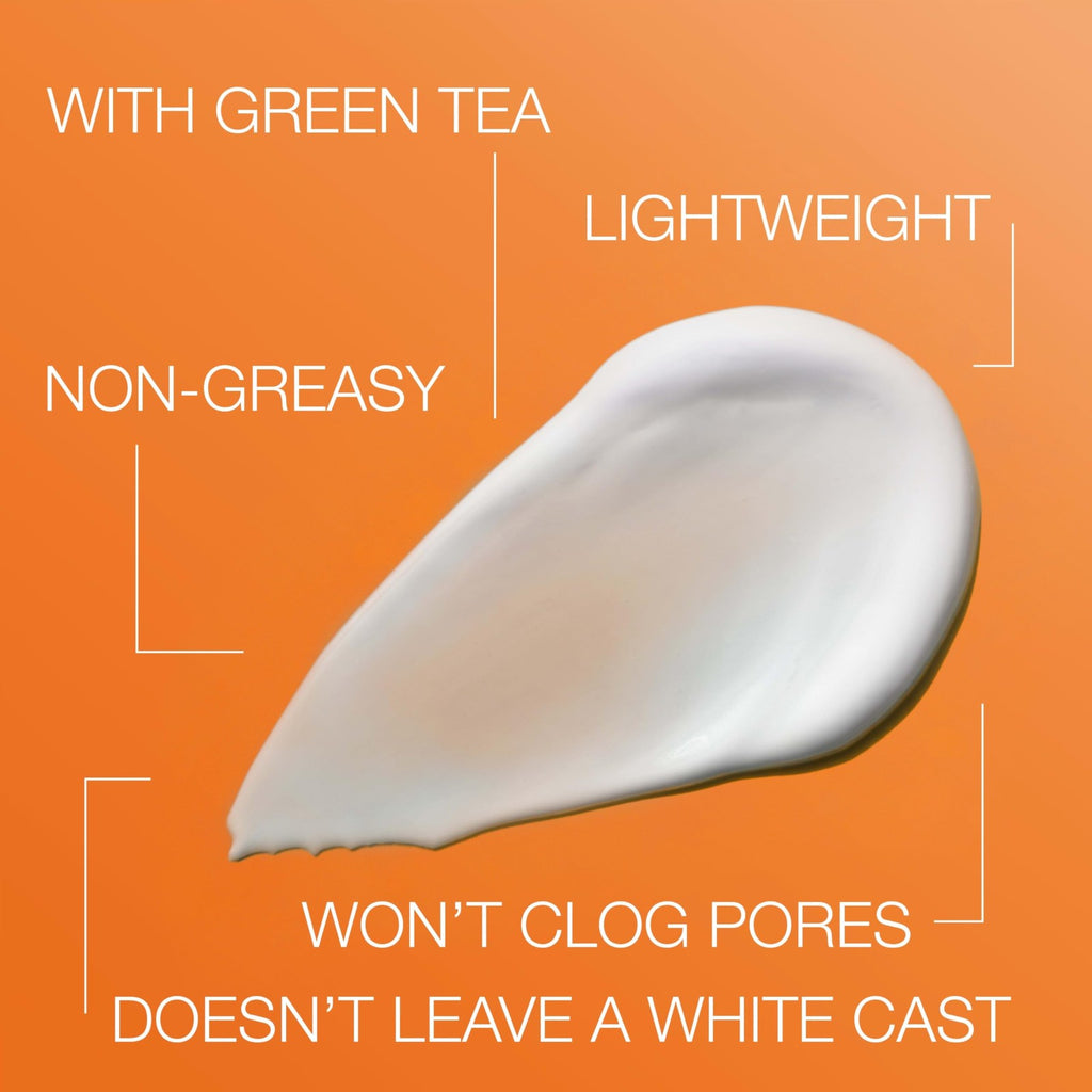 Broad Spectrum SPF 60 Face Sunscreen Serum with Green Tea - Lightweight & Non-Greasy