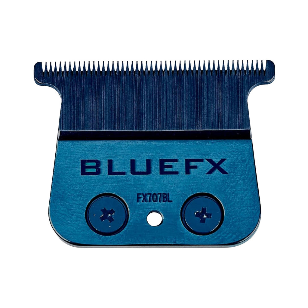 Professional Blue DLC Titanium T-Blade for Trimmers - Precise Detailing