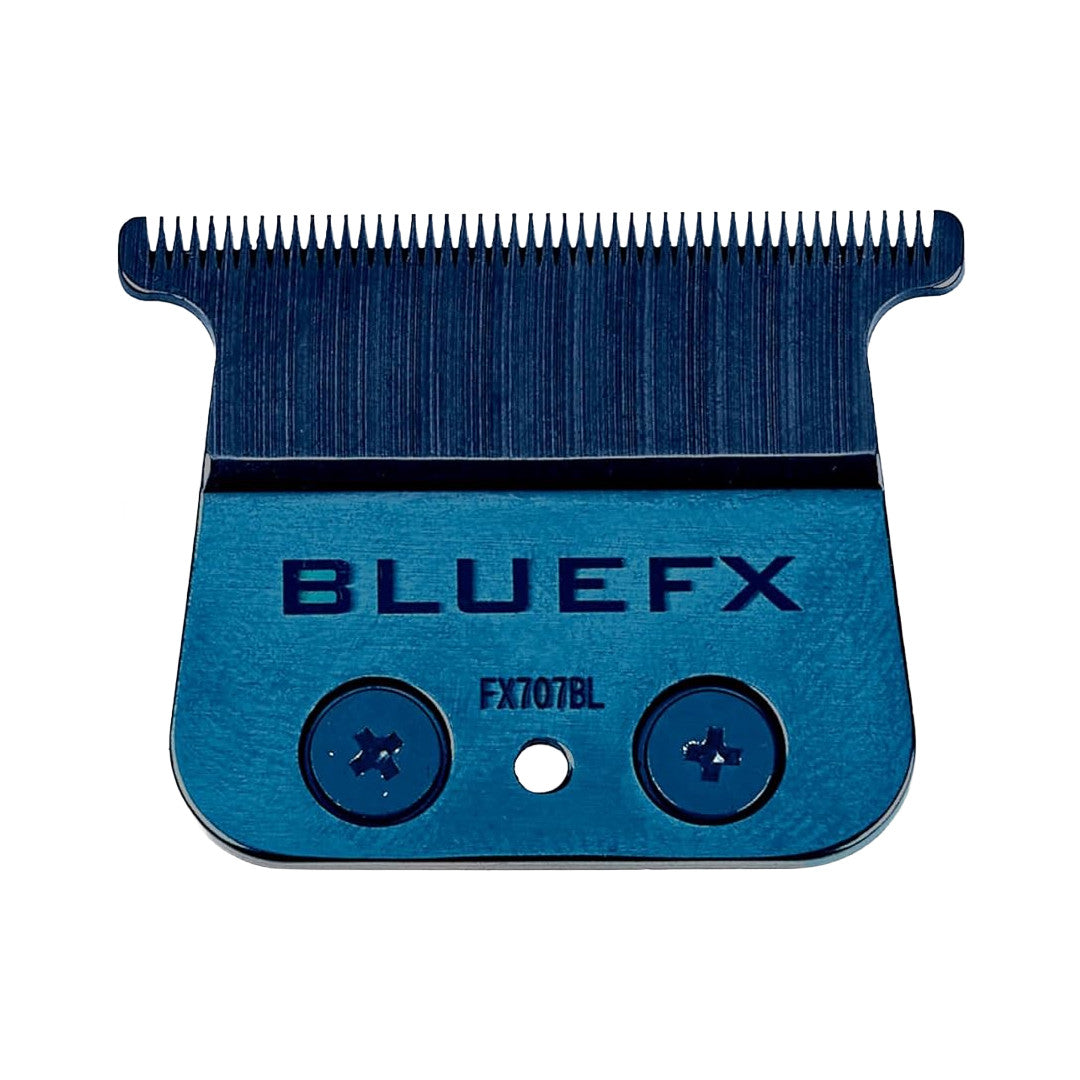 Professional Blue DLC Titanium T-Blade for Trimmers - Precise Detailing