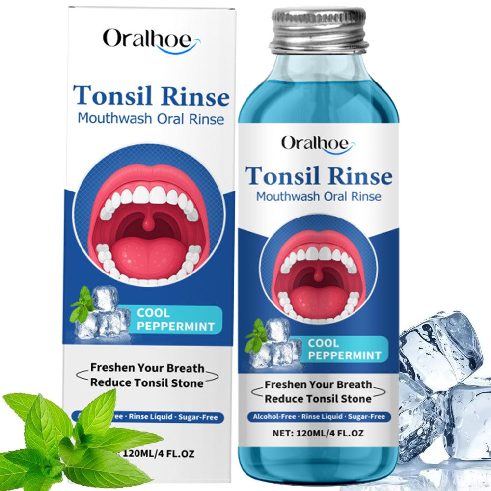Natural Mouthwash for Fresh Breath & Tonsil Stone Removal 120ml