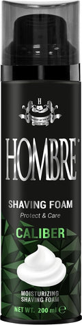 Men's Shaving Foam with Fougère Marine Woody Scent - Aluminum-Free, Dense Foam for Precision