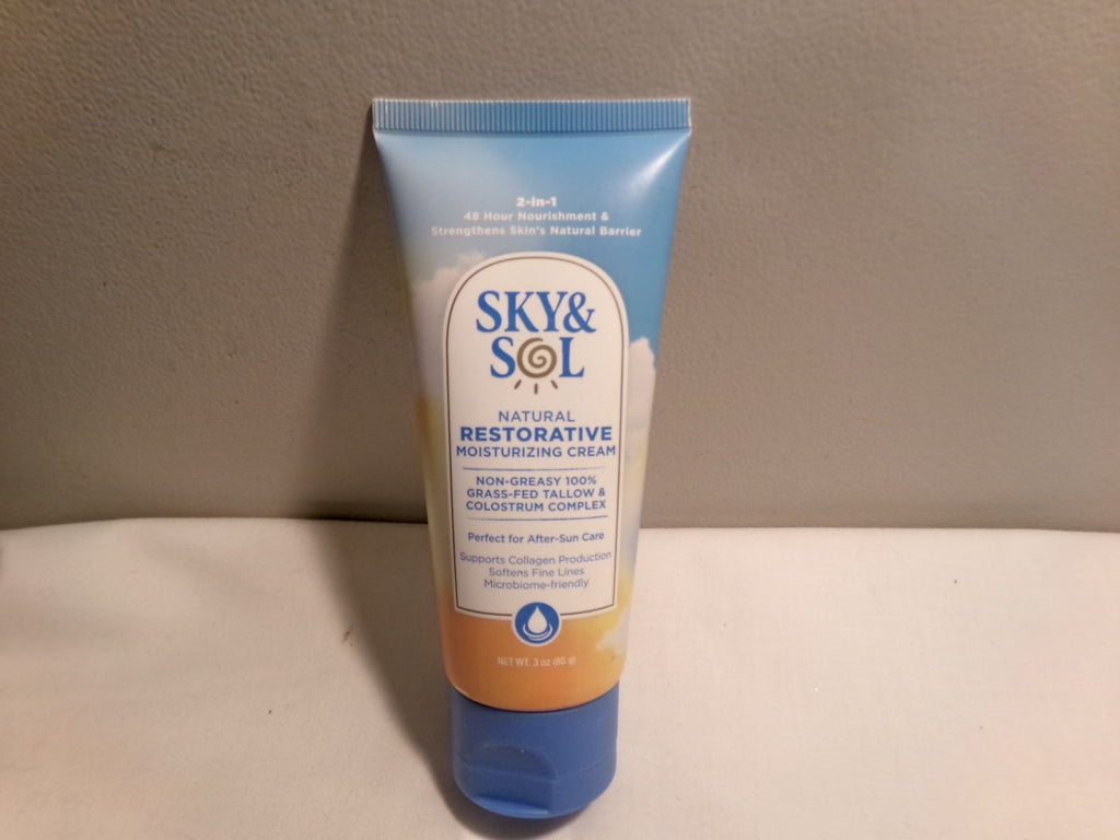 Restorative After-Sun Moisturizer Cream - 3 oz Natural Skin Care