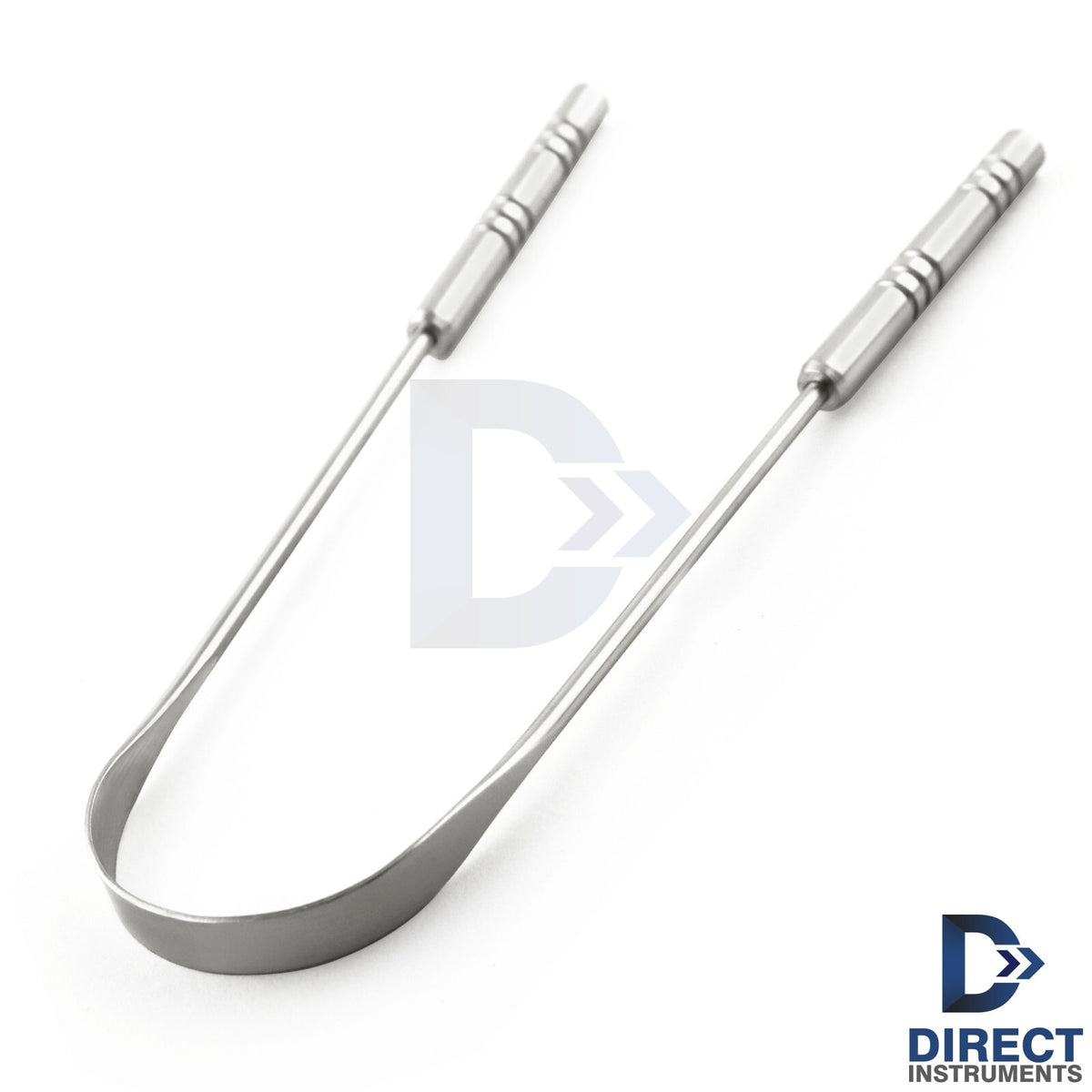 Stainless Steel Tongue Scraper Cleaner 2-Pack for Fresh Breath Oral Hygiene