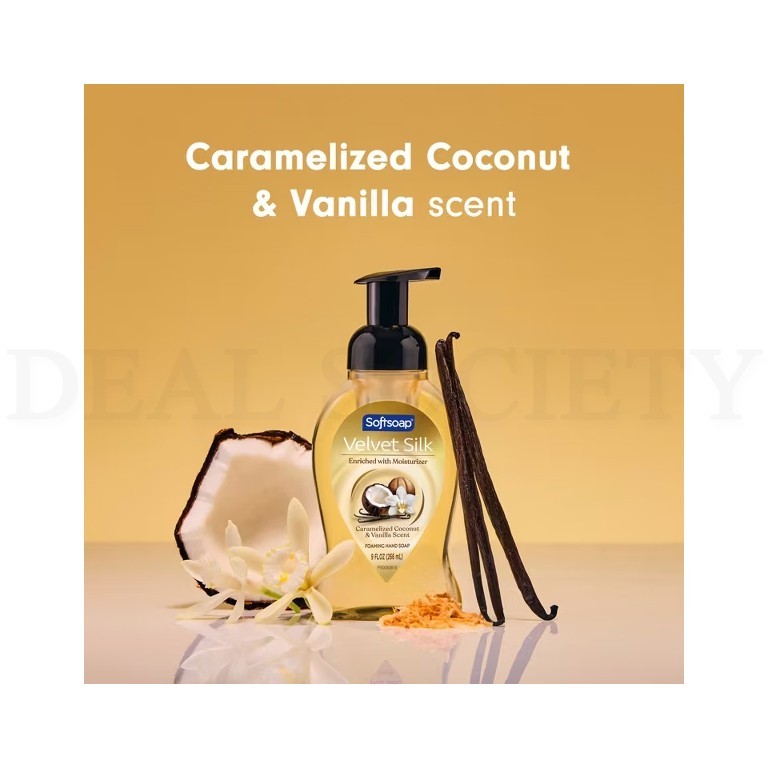Foaming Hand Soap with Coconut Vanilla - Moisturizing, 9oz, Pack of 6