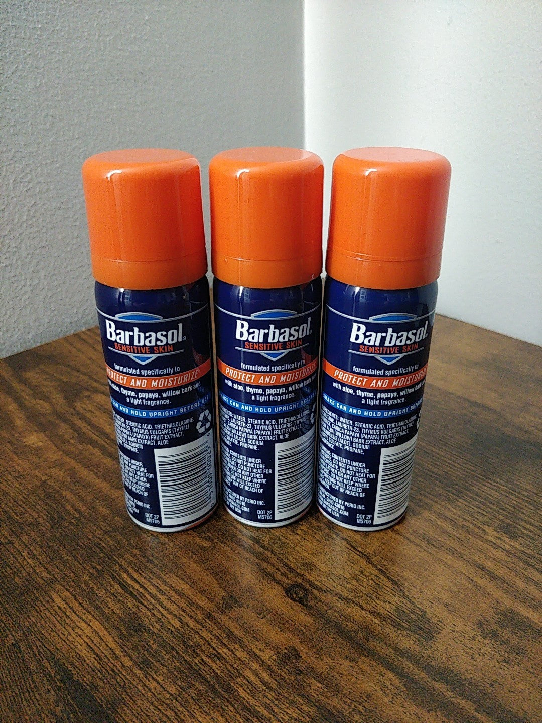 3 Pack Sensitive Skin Shaving Cream Travel Size 6 Oz - Thick & Rich