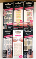 6-Pack Nail Wraps Polish Strips for Tips and Toes - Assorted Designs