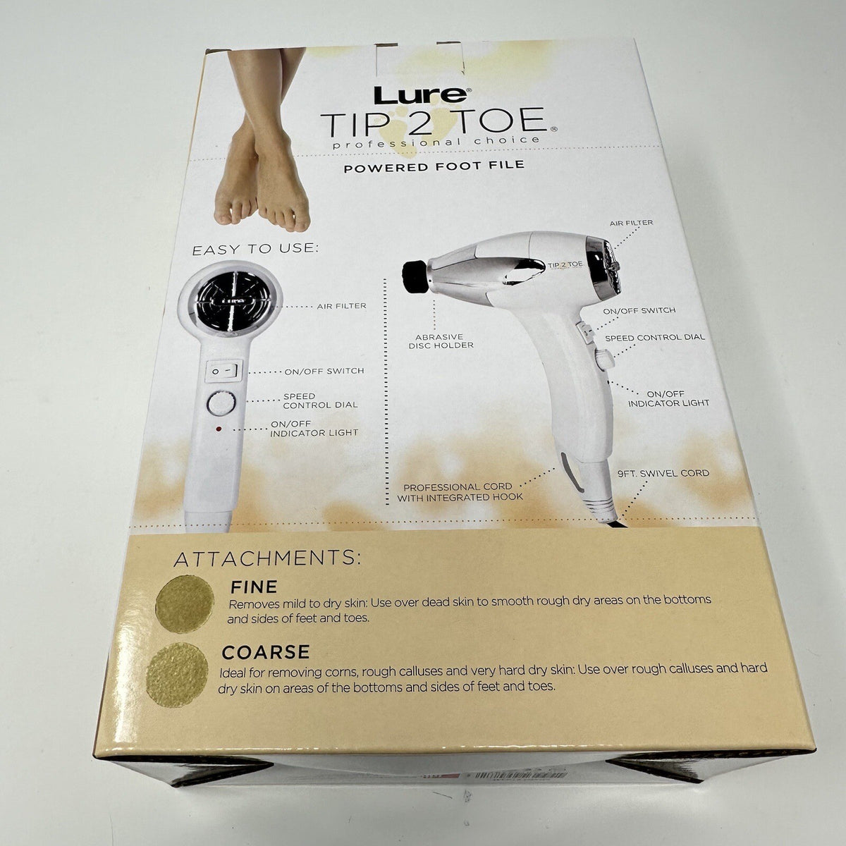 Electric Callus Remover with 6 Fine & Coarse Disks - Foot Care Tool