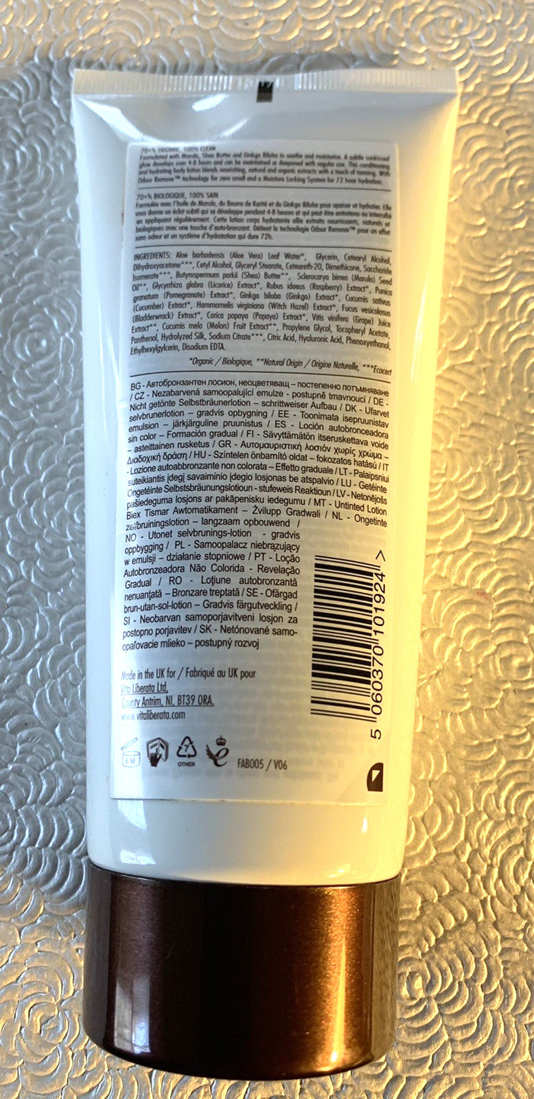 Self Tanning Lotion with Marula Oil - Gradual Face & Body Moisturizer - 6.76 Fl Oz