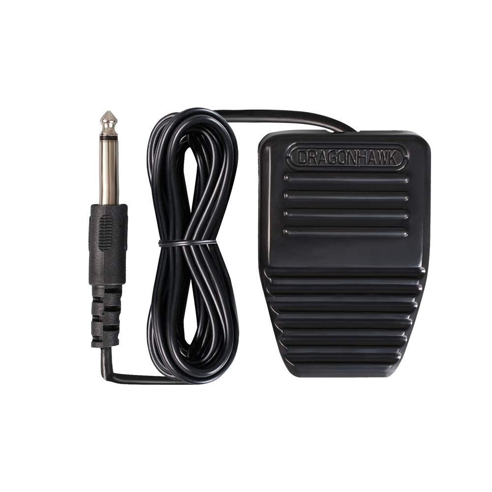 Dragonhawk F1 Tattoo Foot Pedal Switch — Compatible with All Tattoo Power Supplies