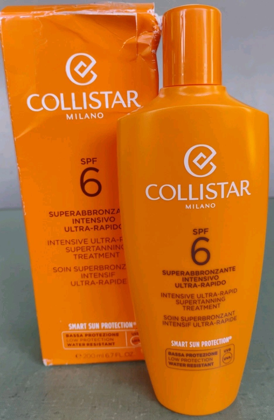 Collistar Super Tanning Treatment SPF6 200ml - Deep Hydration & Skin Preparation