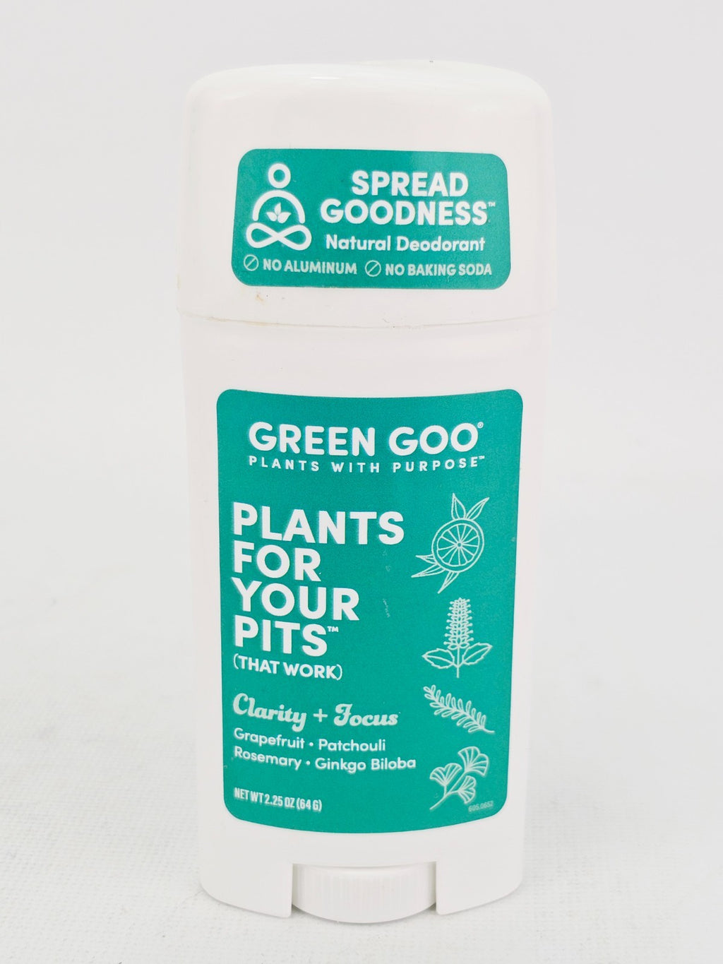 Herbal Deodorant Set - Rosemary & Ginkgo, 2.25 oz, Pack of 2