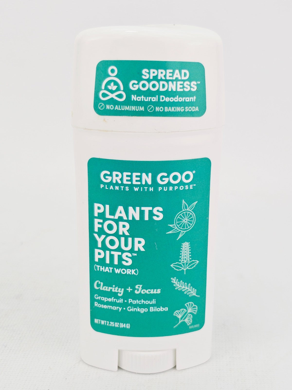 Herbal Deodorant Set - Rosemary & Ginkgo, 2.25 oz, Pack of 2