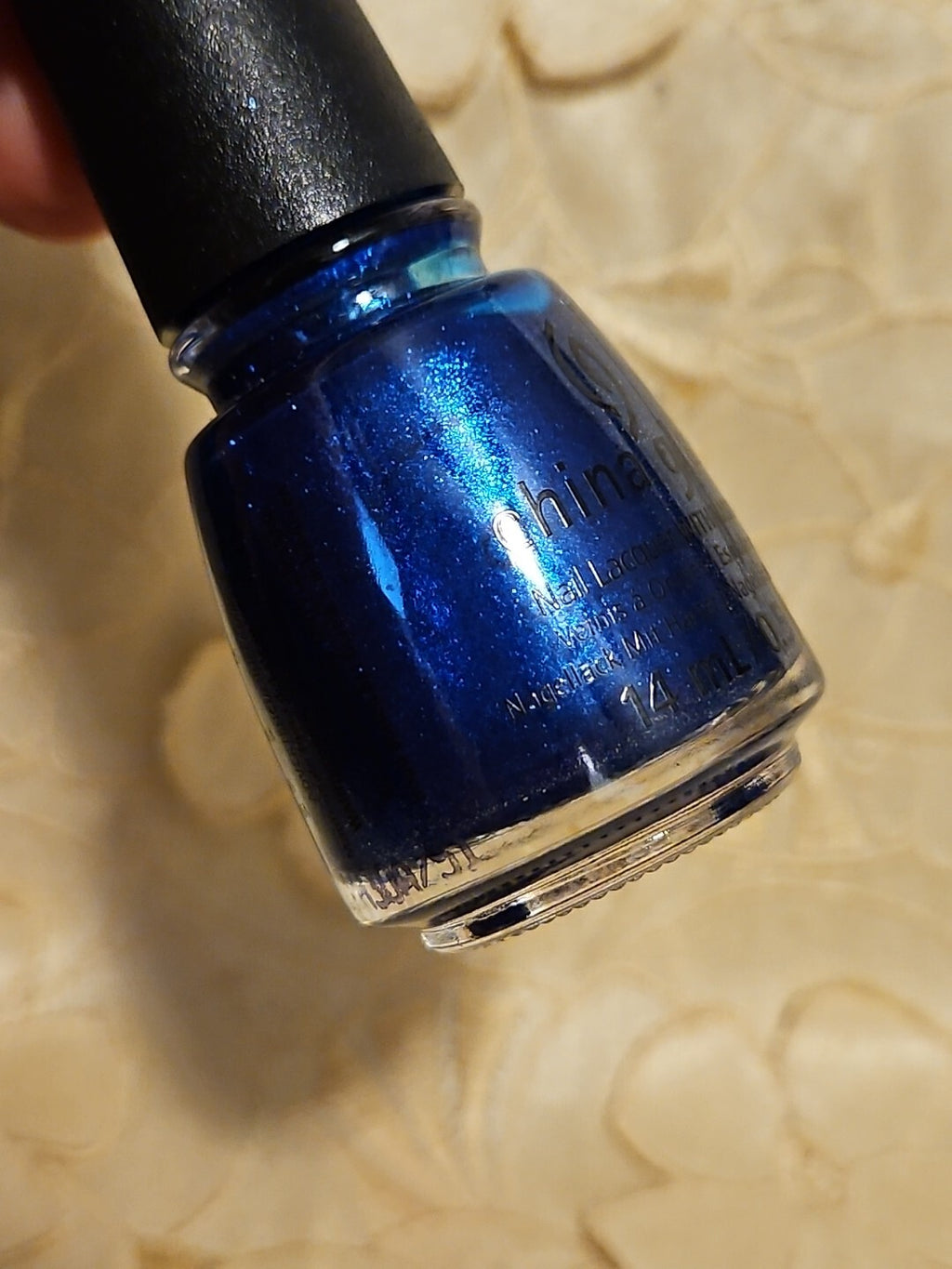 Nail Polish - Sapphire Up! Shimmering Blue Nail Lacquer 0.5 Fl Oz