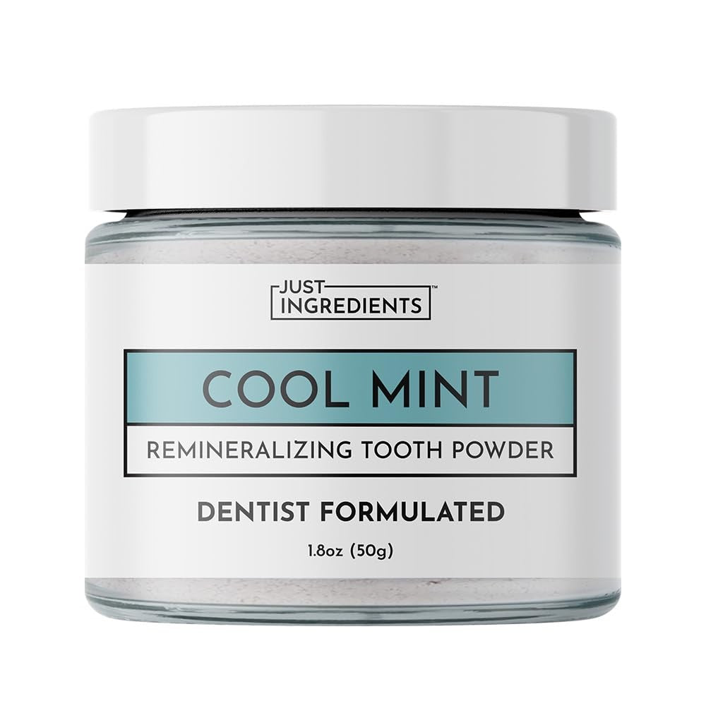 Remineralizing Tooth Powder - Fluoride-Free Natural Oral Care for Sensitive Teeth