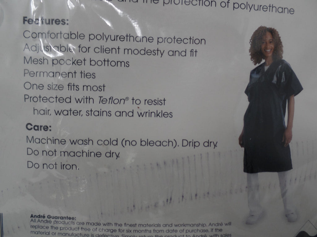 All Purpose Hair Client Wrap - Adjustable Black Teflon Hair Protector
